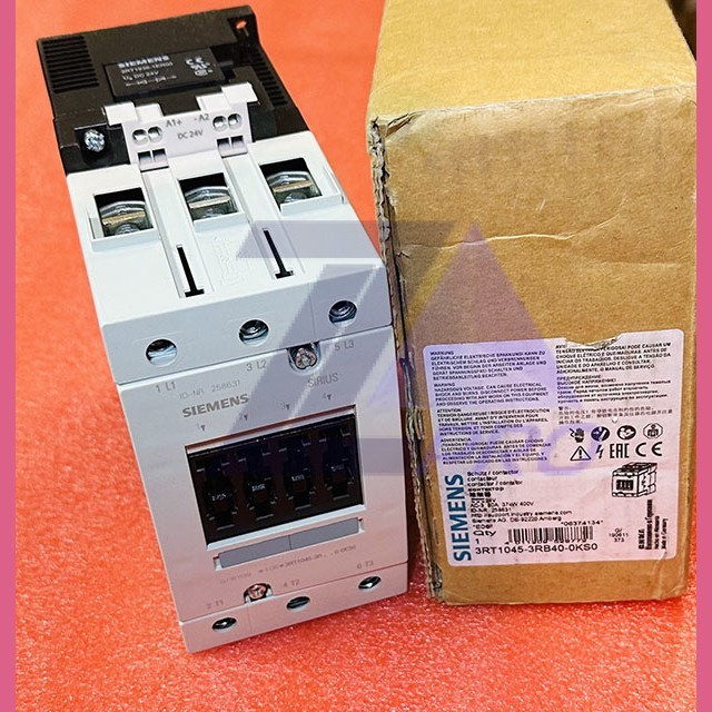 Контактор 24VDC 80A 37kW 3RT1045-3RB40-0KS0 Siemens