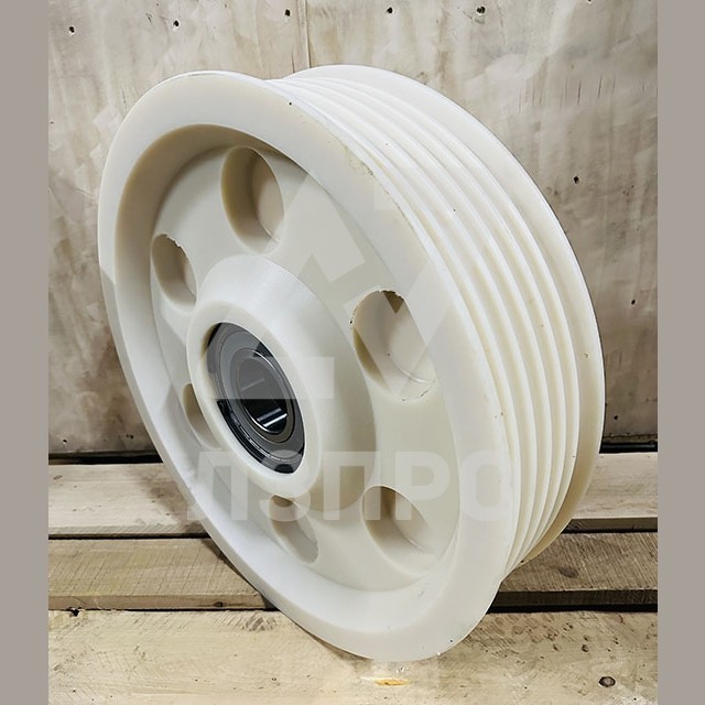 Блок отводной 520х6х12 с 2-мя подшипниками 80314 и стопорными кольцами 291.03.01.019П