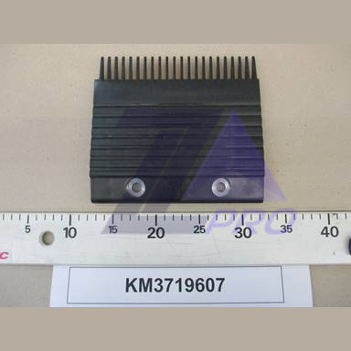 Гребенка 22 зуба левая черная L=202,7мм тип A KM3719607 Kone