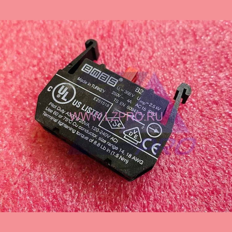 Блок-контакт стоп 1НЗ серия B2 Emas