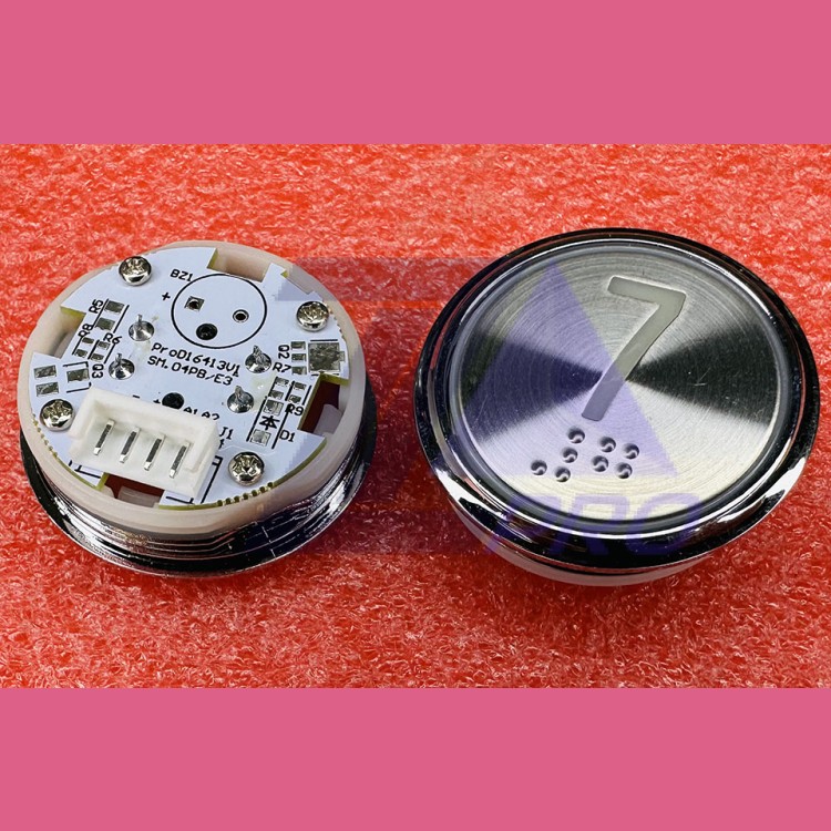 Кнопочный модуль "7" с кодом Брайля SM.04PB/E3 STEP KOYO