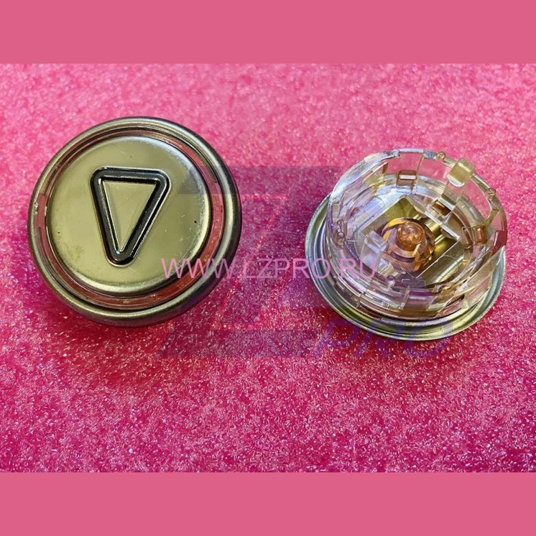 Выключатель кнопочный (толкатель без платы, символ "стрелка") ВКЛ13А-7-3И