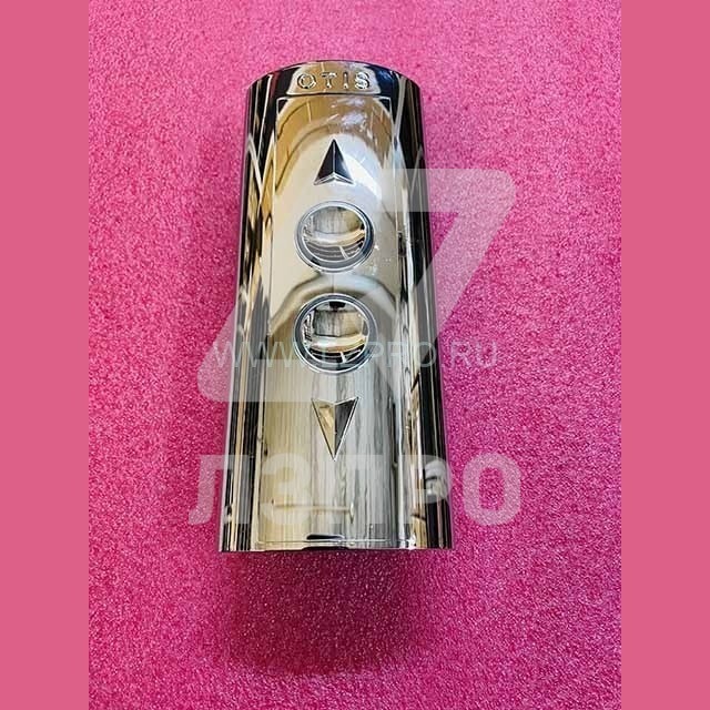 Вызывной пост в сборе (двухкнопочный, хромированный, пластиковый корпус) FAA23500T Otis