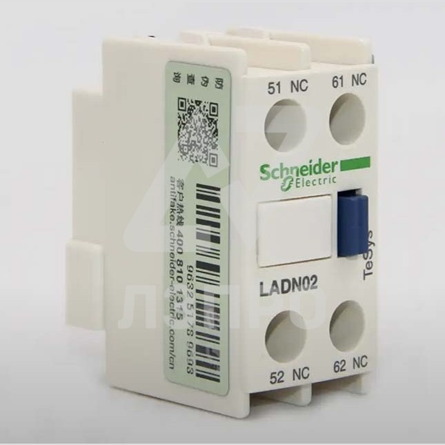 Блок дополнительных контактов 2NC LADN02 Schneider Electric