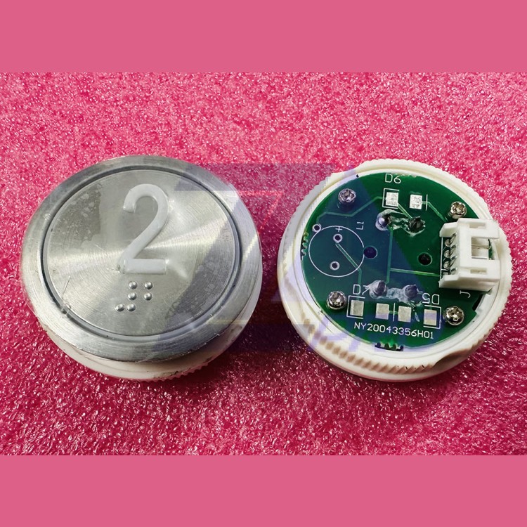 Кнопочный модуль "2" с шрифтом Брайля D-36,5mm NY20043356H01 J103025002E A4N18639 SJEC