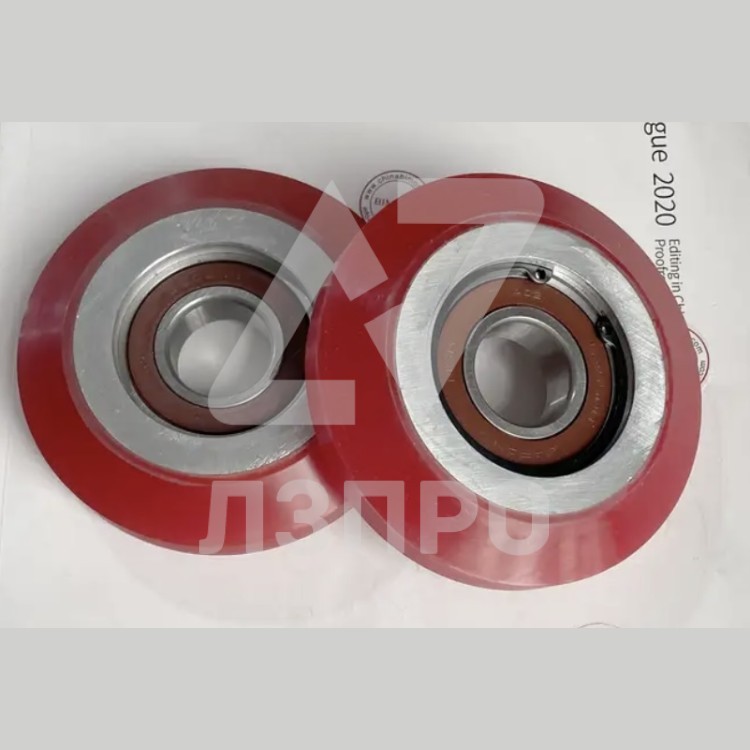 Ролик башмака направляющей OD100mm W25mm (подшипник 6205) Kone Schindler