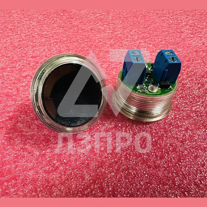 Кнопка с гайкой КЛ-У-093 полир