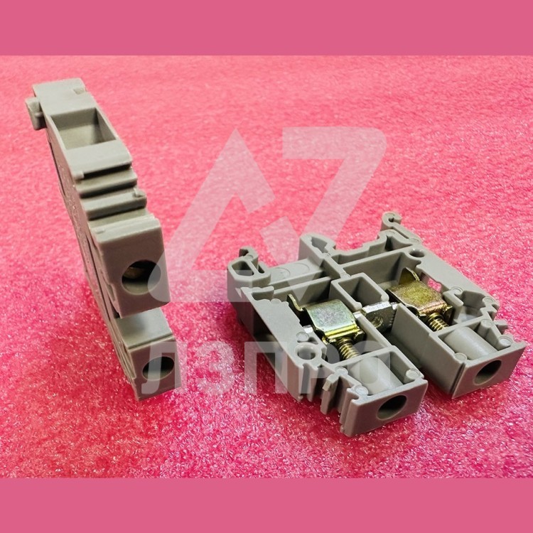 M6/8 Клеммник винтовой до 6 мм² на DIN-рейку (серый) TYCO