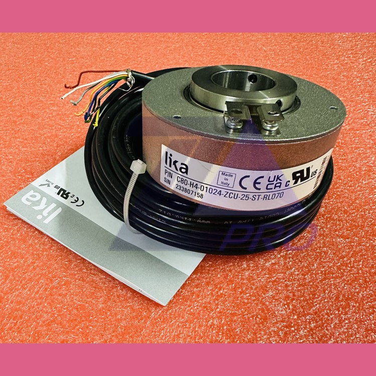 Энкодер инкрементный на вал d-25 мм, 5-30V C80-H4-01024-ZCU-25-ST-RL070 (C80-H-1024ZCU425L7) Lika