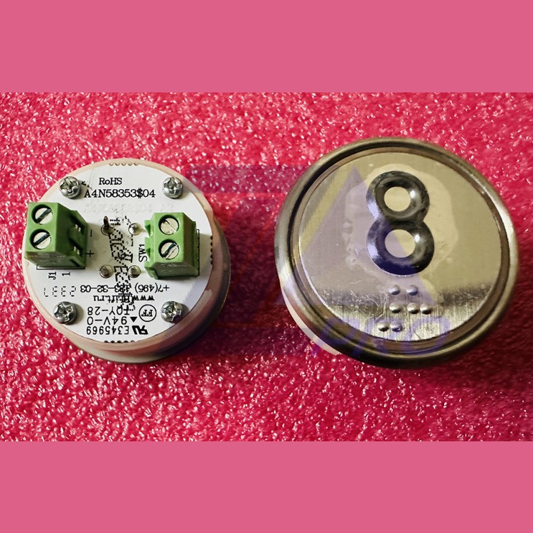 Модуль кнопочный белая подсветка код брайля "8" A4N58353$04 BBP-R302-VCPLT-S-W-08 (MA2D04-S-W-08)