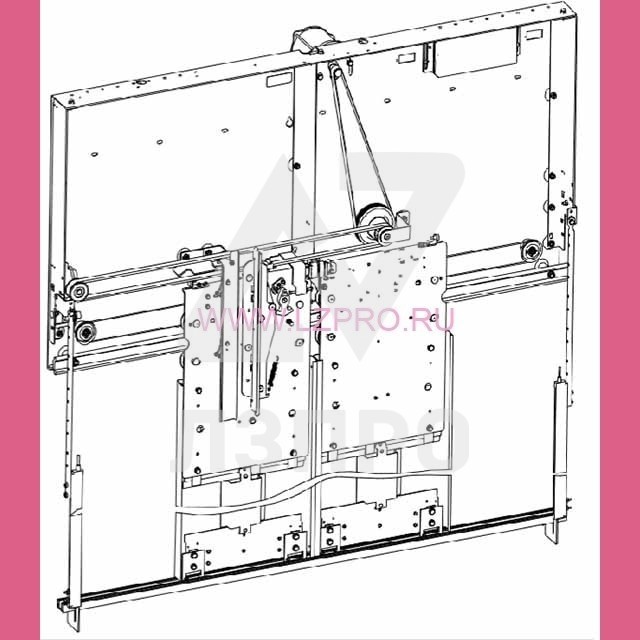 Каретка дверей кабины FAA389EC2 Otis