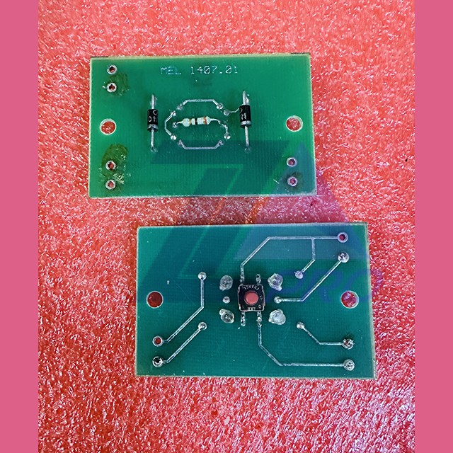 Плата модуля кнопочного красная индикация станция СУЛ 1407.00-11 МЭЛ
