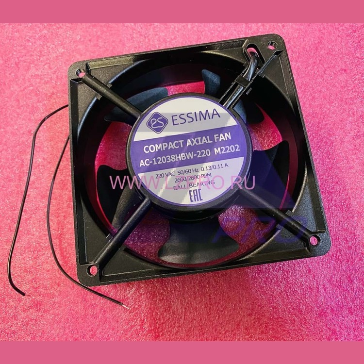 Вентилятор 120x120x38mm 220VAC AC-12038HBW-220