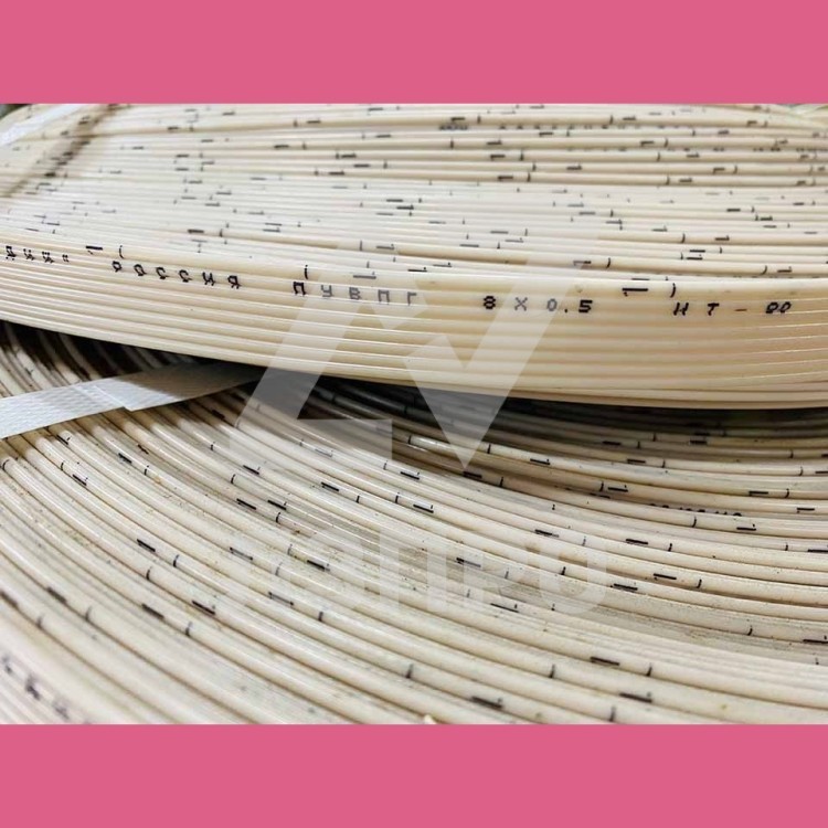 Провод плоский установочный, с изоляцией из ПВХ пластика, с медными многопроволочными жилами ПУВПГ 8