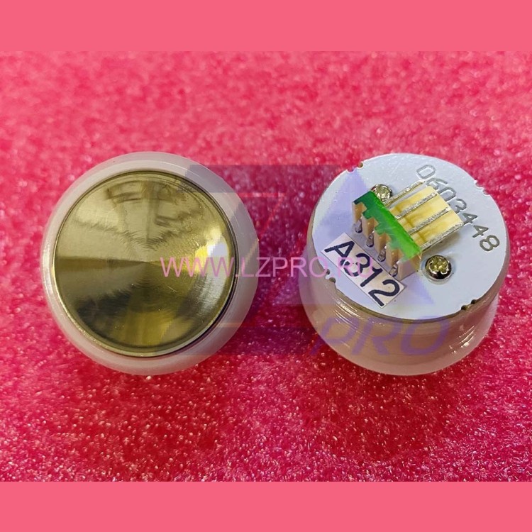 Кнопка (подсветка зеленый ореол, шлифованная, AMP разъем) A312 Otis