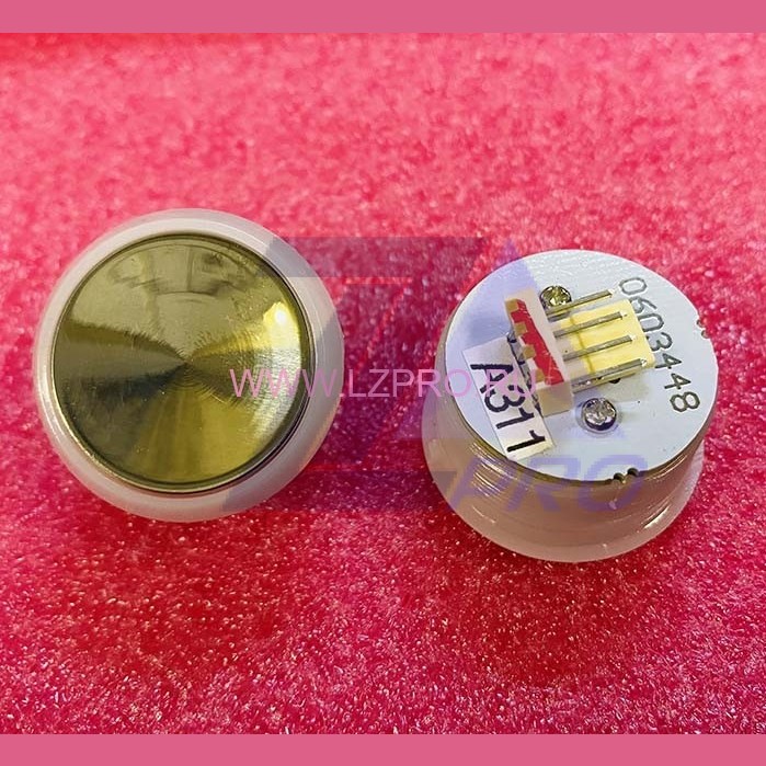 Кнопка (подсветка красный ореол, шлифованная, AMP разъем) A311 Otis