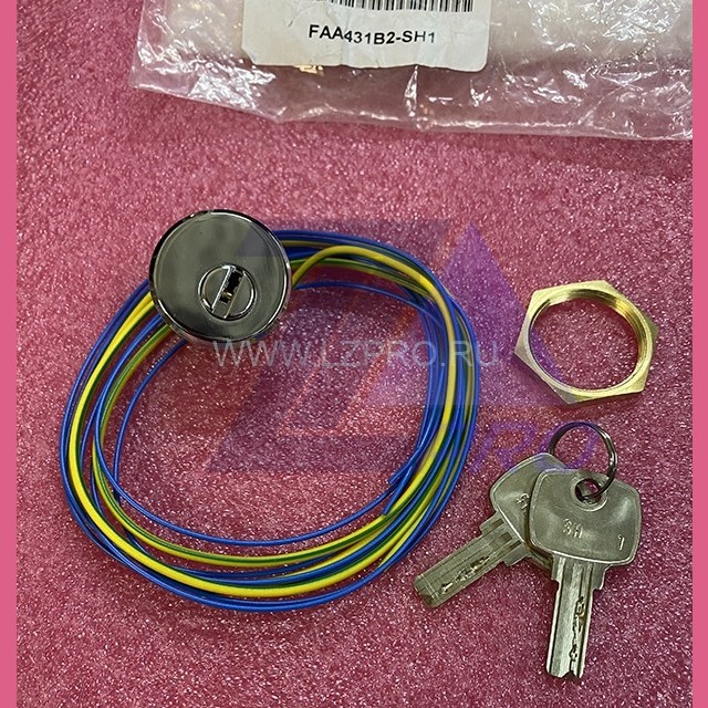 Выключатель ключевой COP/LOP (ключевина, полированный хром) FAA431B2 Otis