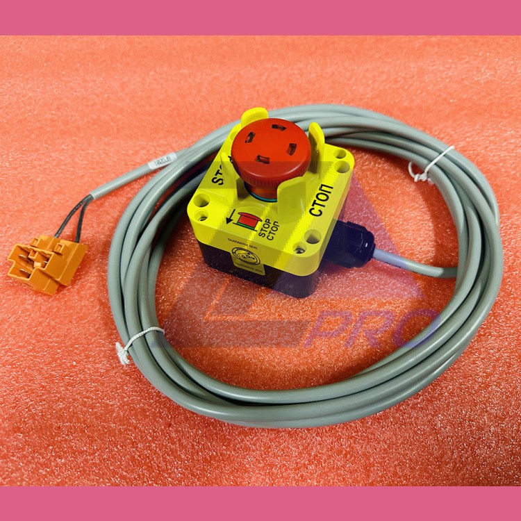 Грибковая кнопка STOP аварийной остановки ø40 PQ01 Giovenzana