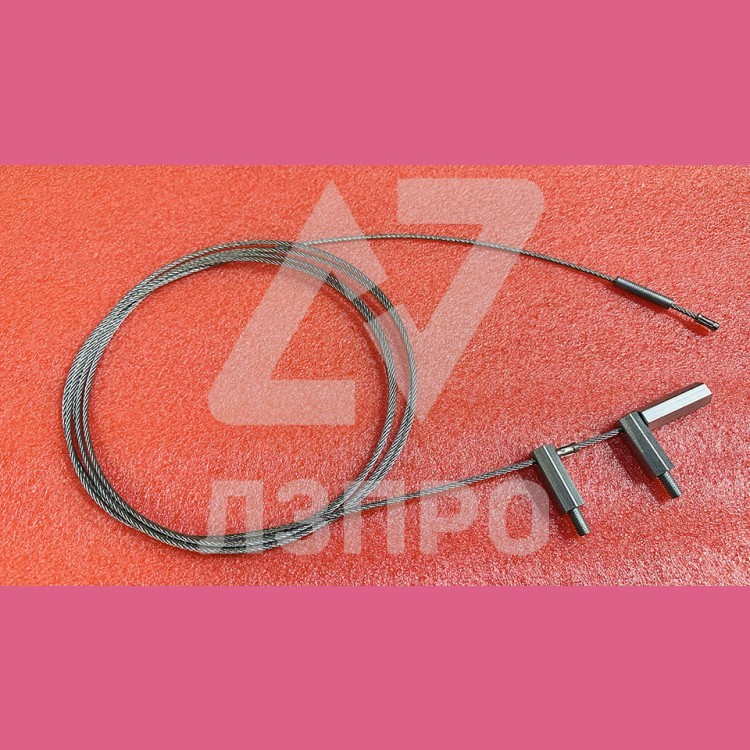 Тросик связи L=3314мм AT120 PAX OP=800мм (централ. открытие) ZAA712AK4 Otis