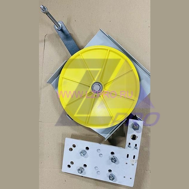 Натяжное устройство каната ограничителя скорости (без груза) МЭЛ