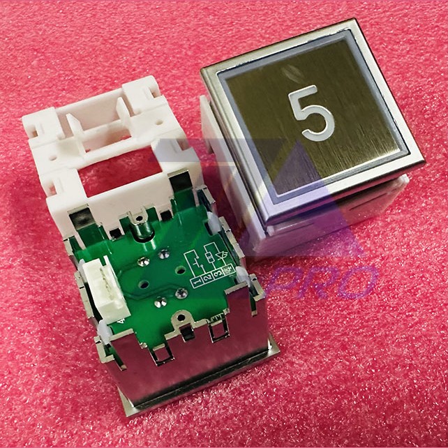 Модуль кнопочный "5" голубая подсветка KT40 MTD280 ThyssenKrupp