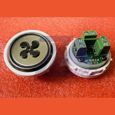 Кнопочный модуль "вентилятор" краснаяя подсветка MLB Achille light ...