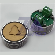 Модуль кнопочный без подсветки "КОЛОКОЛЬЧИК" К1-Вызов2 (аналог Achille Vega)