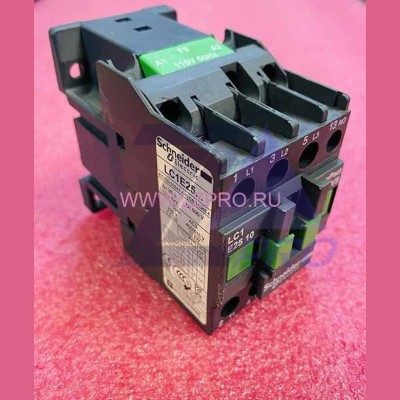 Контактор 1НО 25А 400В AC3 110В 50ГЦ LC1E2510F5 Schneider Electric