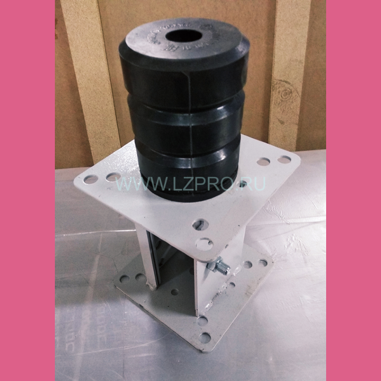 Буфер раздвижной (высота тумбы 240-440 мм, резиновый буфер 125х160 мм) ЕвроЛифтМаш