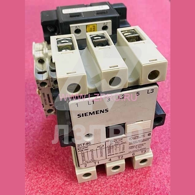 Контактор 110-132V 50-60Hz 80A 39kW 3TF46 44-0AF0 Siemens