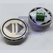 Модуль кнопочный красная подсветка "ОТКРЫТИЕ ДВЕРЕЙ" К1-Откр-1-К (аналог Achille Vega)