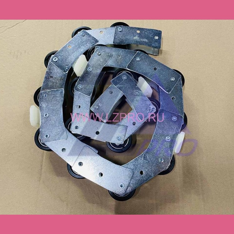 Отклоняющая цепь балюстрады эскалатора на 17 роликов XAA332AB5 XIZI OTIS