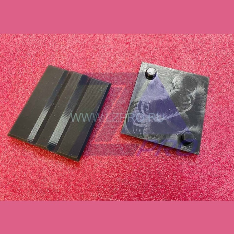 Вкладыш башмака противовеса (складной 3-х сторонний 80х65 мм T-16 мм, пр-во Россия) KM600641H16 Kone