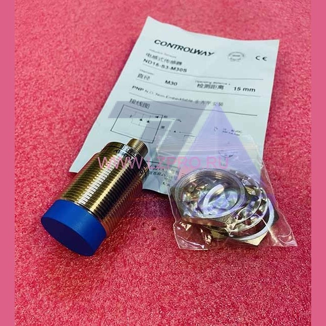 Датчик наличия ступени эскалатора XO508 PNP NO M30 15 mm ND15-S3-M30S