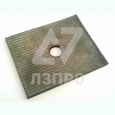 Прокладка под вкладыш для лифта ORONA 90x82 T-16 1 отв. (Пр-во Россия)