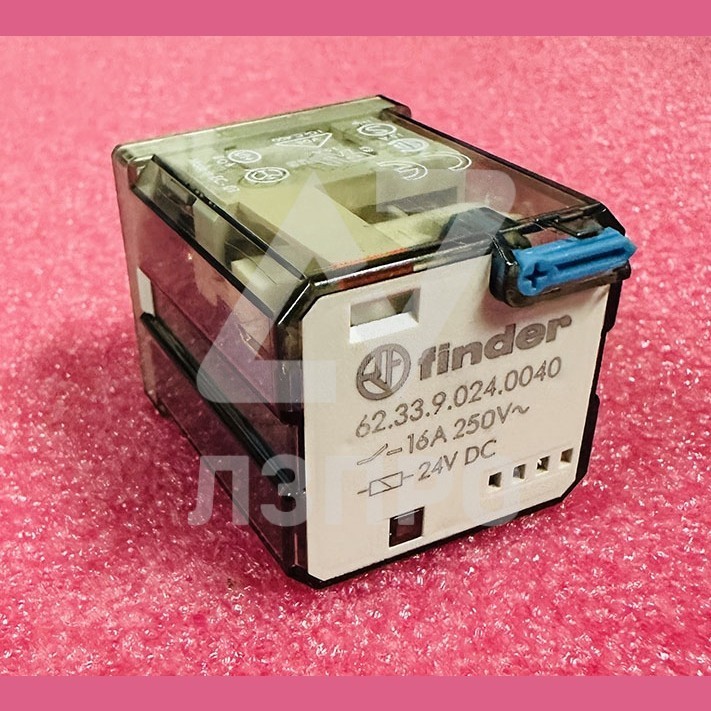 Силовое реле 24VDC 3CO 16A 62.33.9.024.0040 Finder