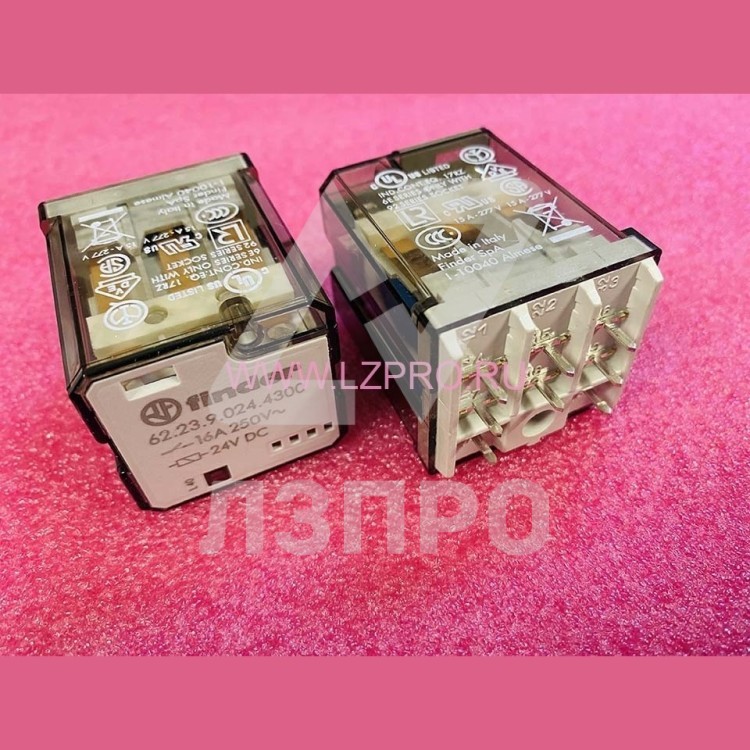 Реле промежуточное 16А 24VDC 62.23.9.024.4300 Finder