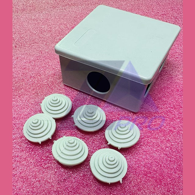 Коробка распаячная для наружного монтажа 85х85х40мм IP44 ZAA308KR1 Otis