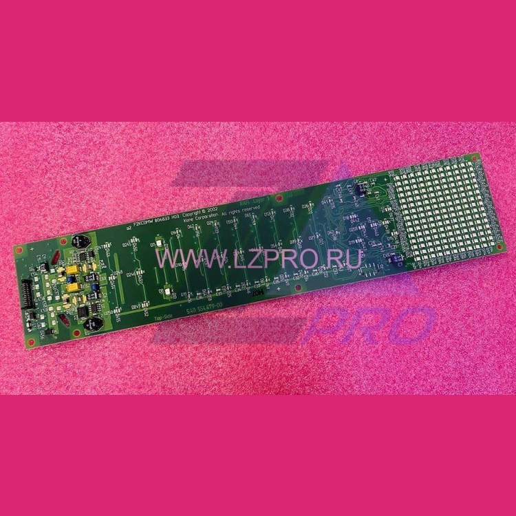 Плата F2KCDM с матричным дисплеем янтарного цвета KM806830G02 Kone
