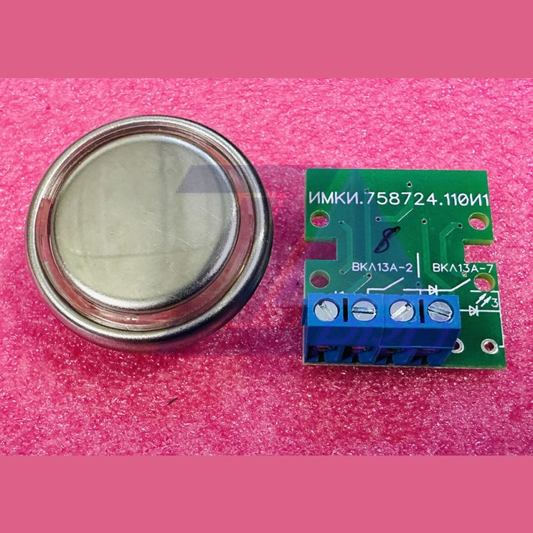 Выключатель кнопочный "без символов" ВКЛ13А-2И