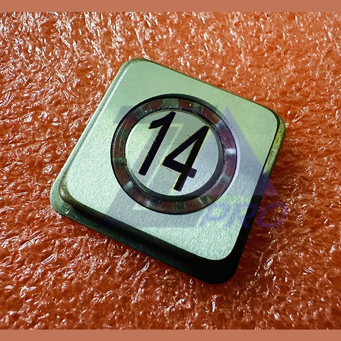 Толкатель квадратный 14 кнопочного модуля ВКЛ13А-7