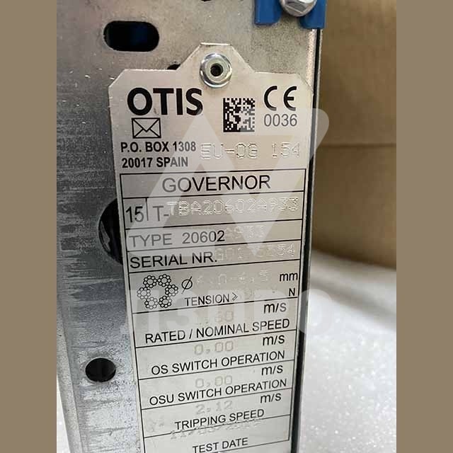Ограничитель скорости 1,6м/с TBA20602A933 Otis