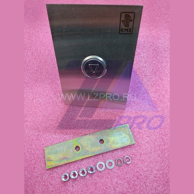 Пост вызывной (кнопка Vega Achille, разъем MLK, красная подсветка) КМЗ