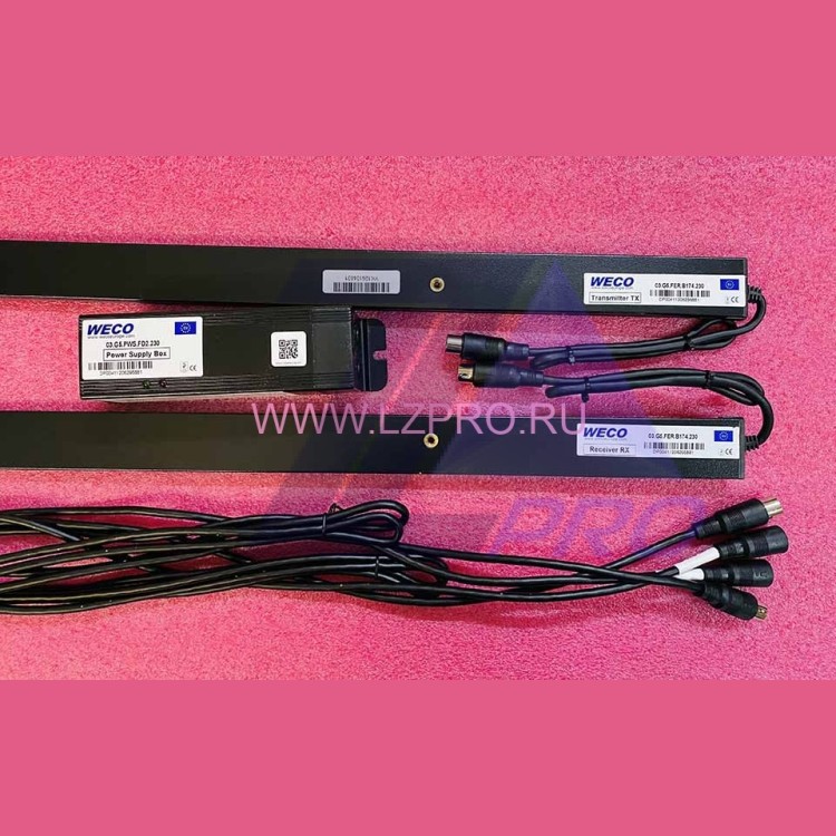 Комплект фотобарьера с блоком питания 03.G5.FER.B174.230 VAC WECO