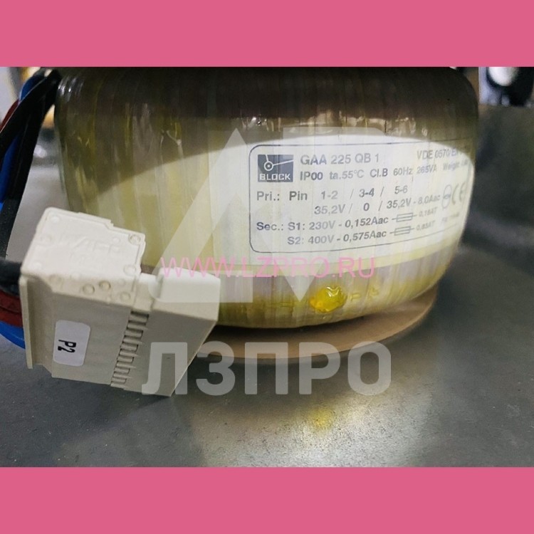Трансформатор однофазный 35.2V Gen2 GAA225QB1 Otis