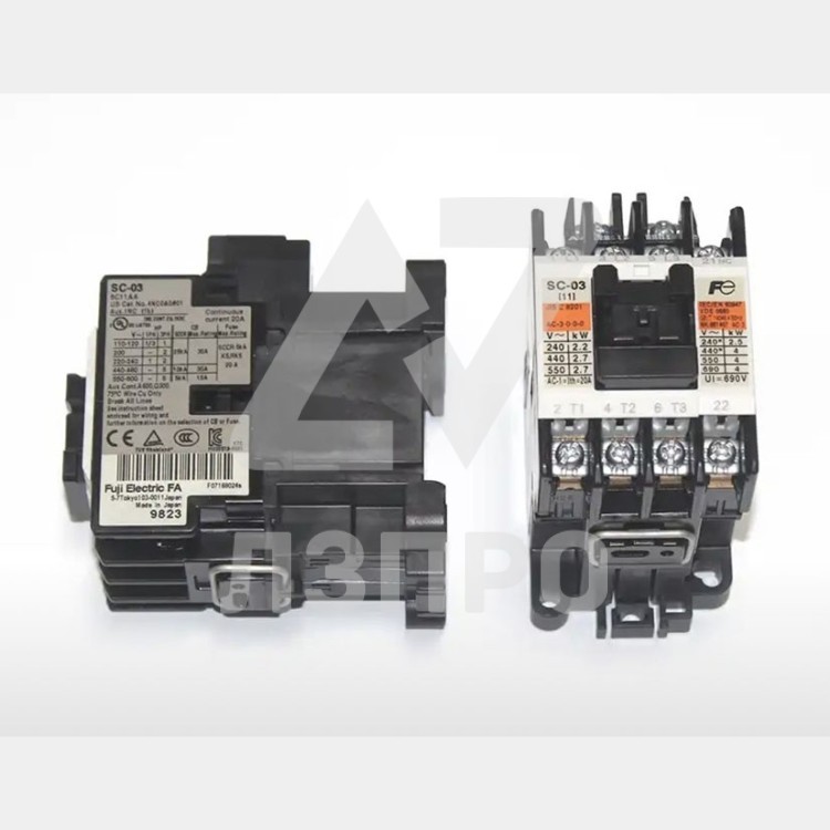 Контактор 230VAC 20А SC-03 Fuji Electric