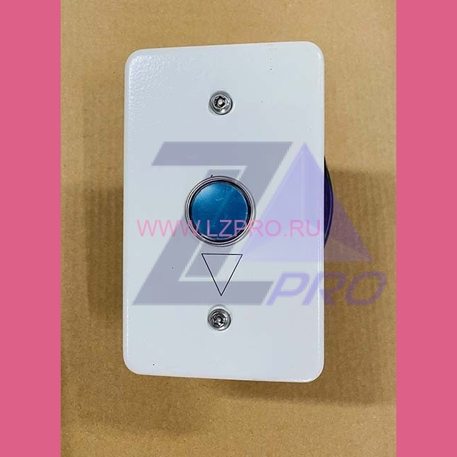 Пост вызывной ПКВ 6-1-Ш-П-02 (гравировка стрелка, кнопка АК1-01-Красная) МЛЗ