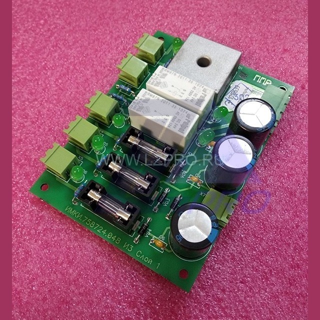 Плата питания и реле для станции ШК6000 для лифтов с машинным помещением ППР ИМКИ.656123.020.01 ЩЛЗ