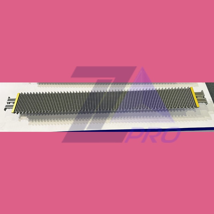 Паллета траволатора 1000мм RAL серая с двумя желтыми линиями CANNY SJEC