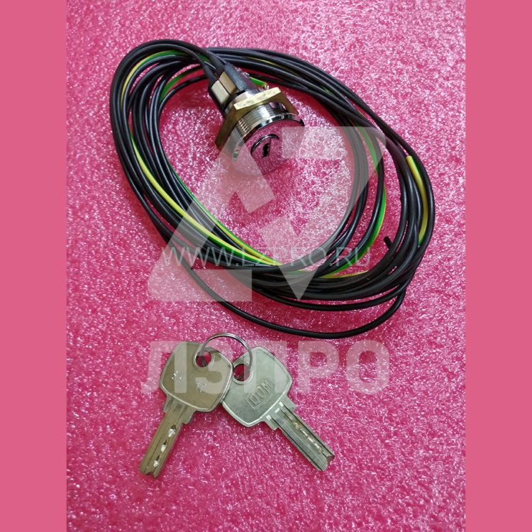 Ключевина COP/LOP ( полированный хром ) с 2-мя ключами SH-10 Otis